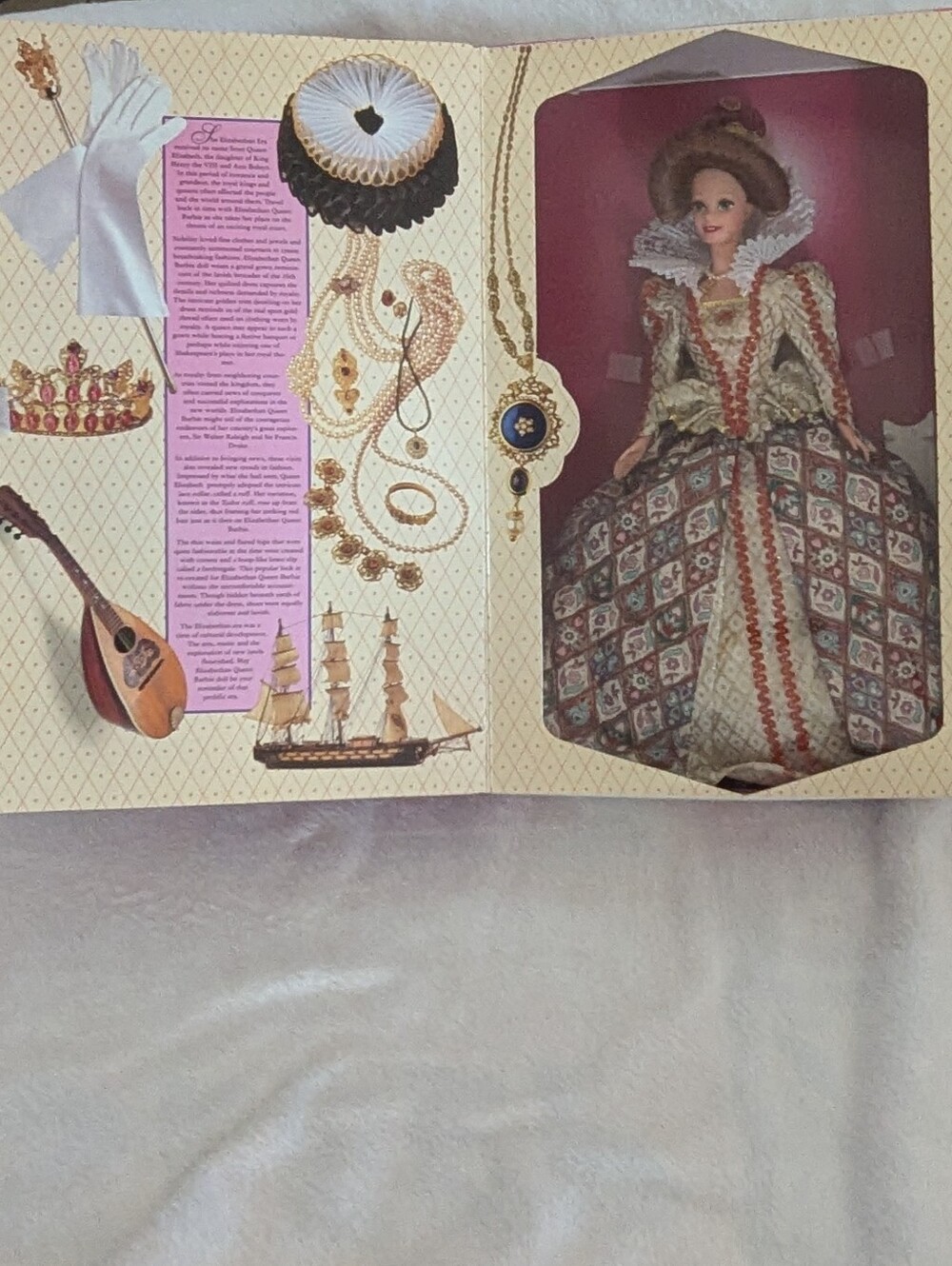 NIB 1994 Elizabethan Queen Barbie - Great Eras Collection Vol 6